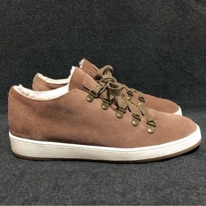 Zodiac Jagger Shoes Women’s Suede Lace Up Fleece Lined Sneakers Brown Size 10 M